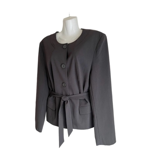 VENUS Charcoal Women's Pantsuit - Picture 2 of 4